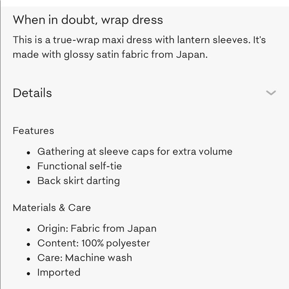 ARITZIA Warm Spring Wrap Dress π BNWT - Picture 7 of 8